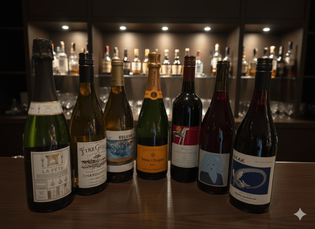 Selected Wines at ANTLERS CAFE & DINING
