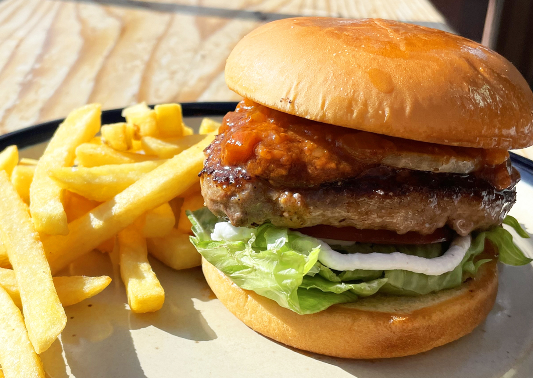 Beef Burger at ANTLERS CAFE & DINING
